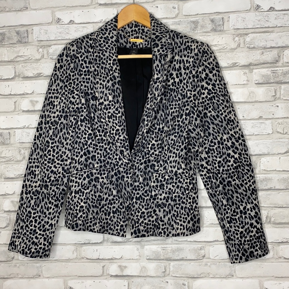 Women’s White House Black Market Leopard Blazer
